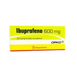 IBUPROFENO COM 600 MG X 20 OPKO (BE)