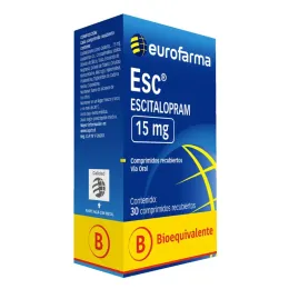 ESC 15 MG X 30 COMPRIMIDOS RECUBIERTOS (BE)