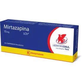 MIRTAZAPINA 15MG 30 COMP
