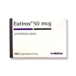 EUTIROX COM 50 MCG X 100