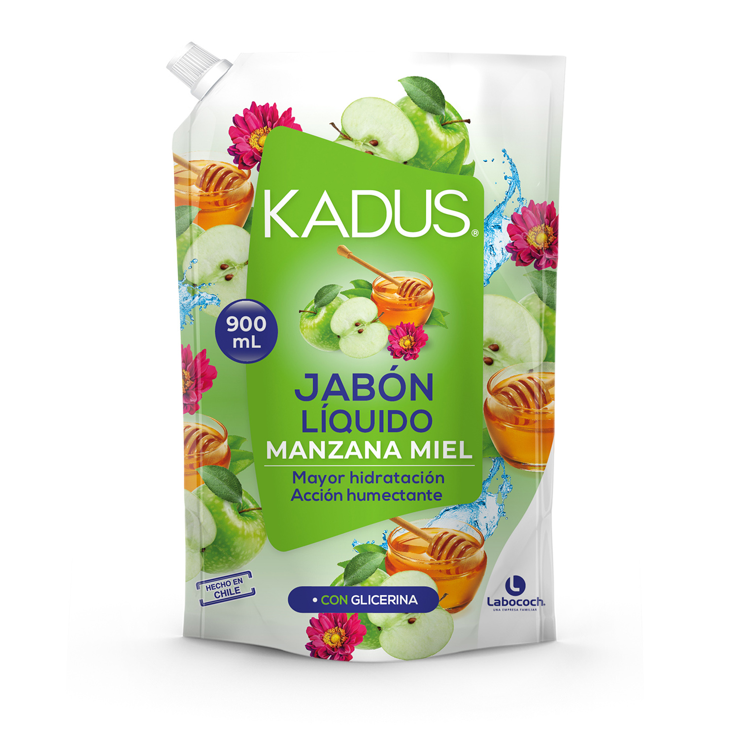 JABON LIQUIDO KADUS MANZANA MIEL DP 900 ML
