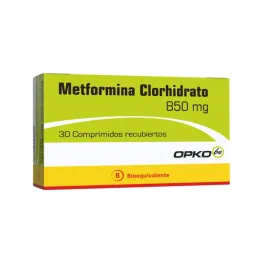 METFORMINA COM 850 MG X 30 OPKO (BE)