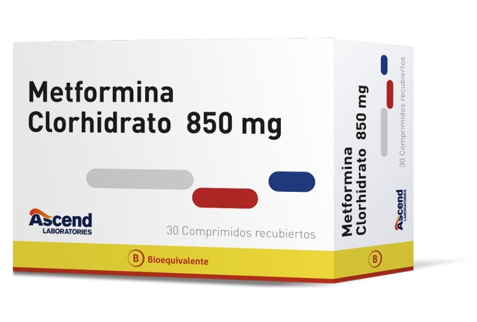 METFORMINA 850 MG X 30 COMPRIMIDOS