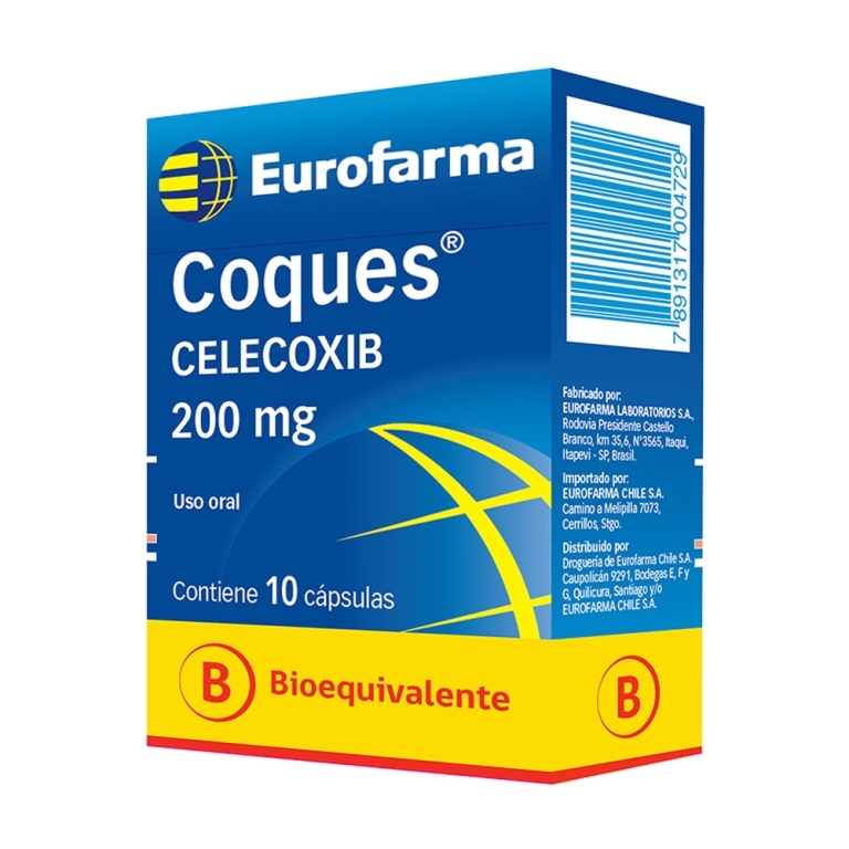 COQUES CAP 200 MG X 10