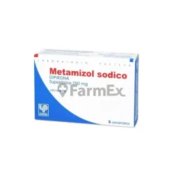 METAMIZOL SODICO SUP 250 MG X 5 PAST