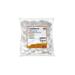 CRANBERRY TORULAS DE ALGODON 0,5 GR.BOLSA X 100 REUTTER (DM)