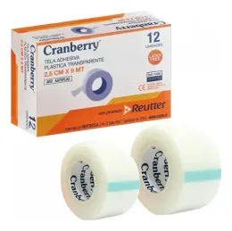 CRANBERRY TELA ADH PAPEL MICROPOROSA BLANCA 5 X 9 CM X 1 (DM)