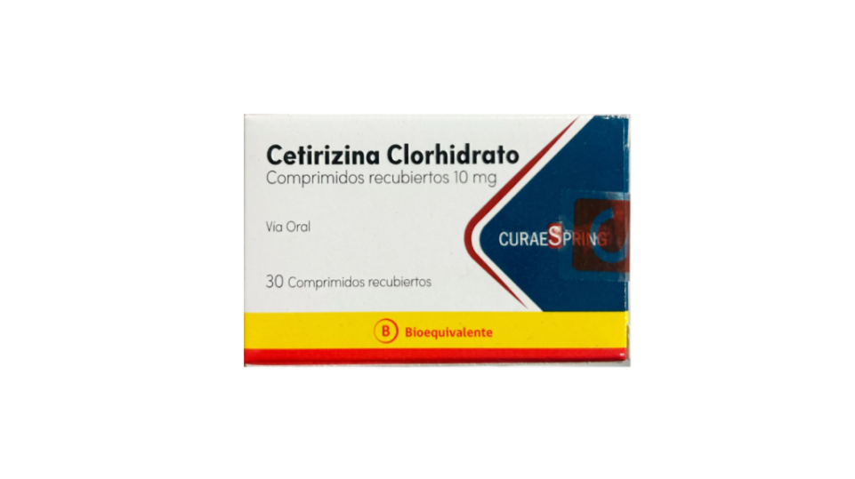 CETIRIZINA 10 MG X 30 COMPRIMIDOS