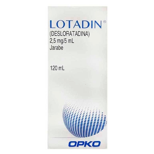 LOTADIN JARABE 120 ML 2,5 MG (DESLORATADINA)