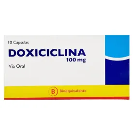 DOXICICLINA CAP 100 MG X 10...