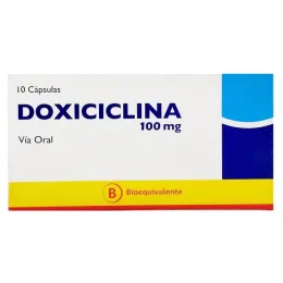 DOXICICLINA 100 MG X 10 CÁPSULAS (BE)