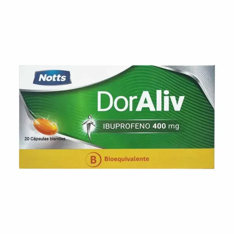 DORALIV 400 MG X 20 CAPSULAS