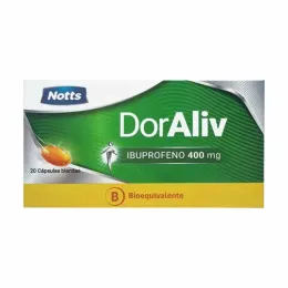 DORALIV 400 MG X 20 CAPSULAS