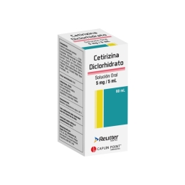 CETIRIZINA SOLUSION 5 MG /5ML X 60 ML