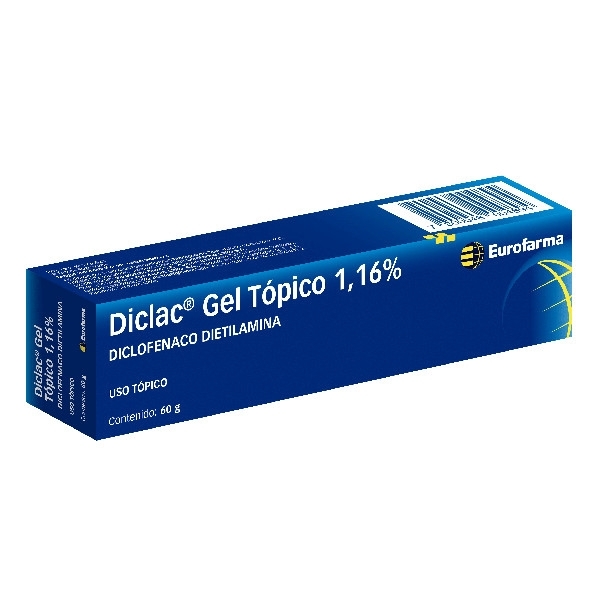 DICLAC GEL 1,16% X 60 GR