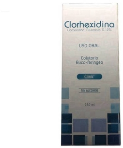 CLORHEXIDINA 0,12% X 250 ML SOLUCIÓN