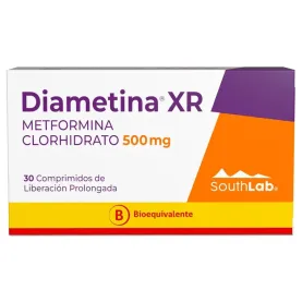 DIAMETINA COM XR 500 MG X 30