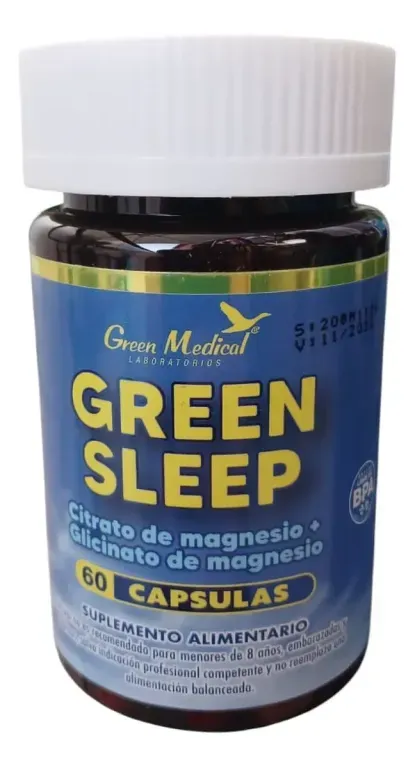 GREEN SLEEP CAP X 60 GREEN MED