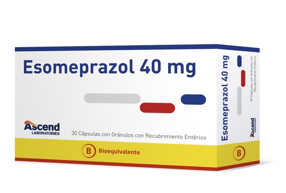 ESOMEPRAZOL 40 MG X 30 CÁPSULAS CON GRÁNULOS CON RECUBRIMIENTO ENTÉRICO