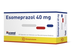 ESOMEPRAZOL 40 MG X 30 CÁPSULAS CON GRÁNULOS CON RECUBRIMIENTO ENTÉRICO