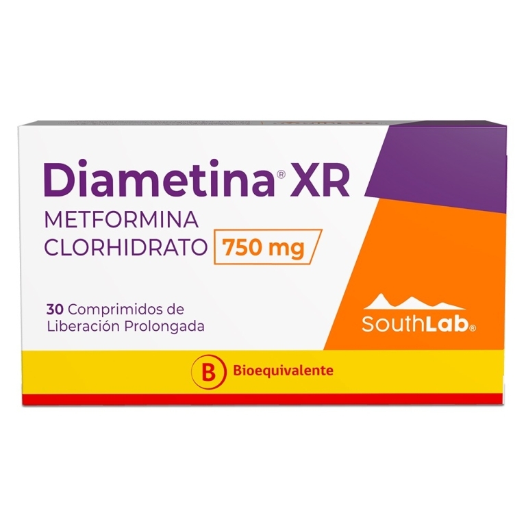 DIAMETINA COM XR 750 MG X 30