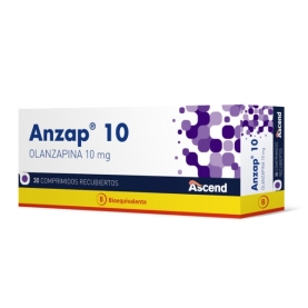 Anzap 10 mg x 30 comprimidos