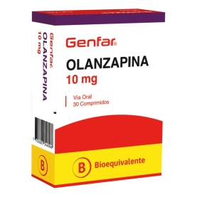 OLANZAPINA COM 10 MG X 30...