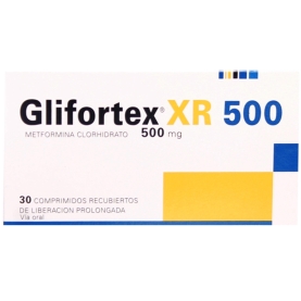 GLIFORTEX XR COM 500 MG X 30