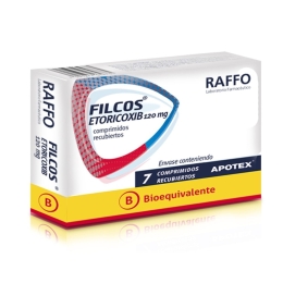 FILCOS 120 MG X 7 COMPRIMIDOS RECUBIERTOS (BE)