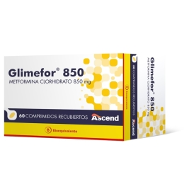 GLIMEFOR 850 MG X 60 COMPRIMIDOS