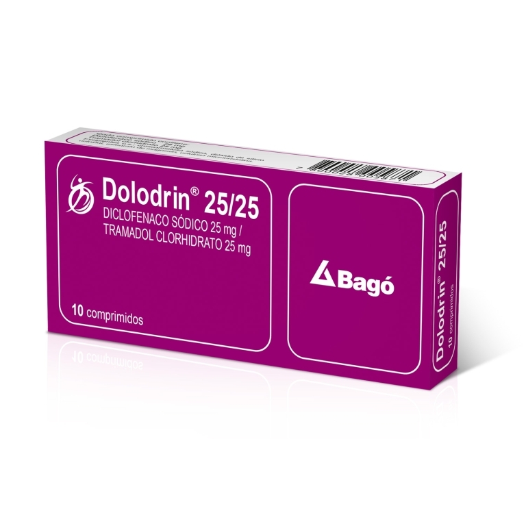 DOLODRIN 25MG/25MG  X 10 COMPRIMIDOS