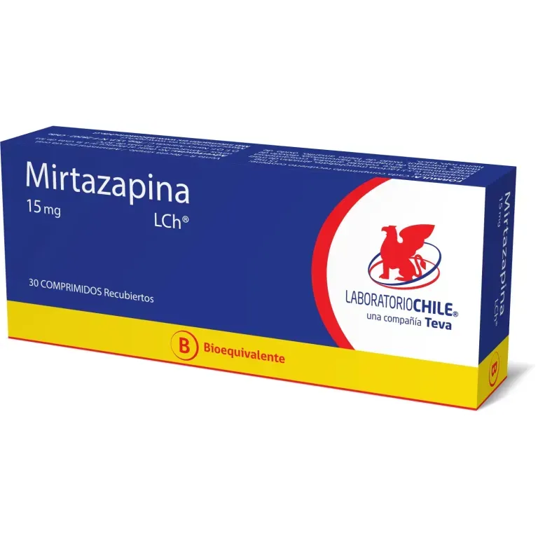 Mirtazapina 15 mg x 30 comprimidos