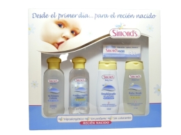 SIMONDS ESTUCHE REC NACIDO OIL X 125 ML + COL X 125 ML + SH X 120 ML + EMUL X 120 + GLOSS