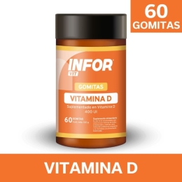 INFOR VIT VITAMINA D GOMITAS X 60