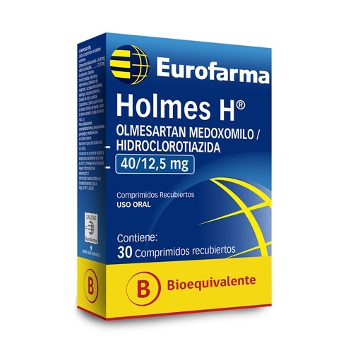 HOLMES 40MG/12,5MG X 30 COMPRIMIDOS (BE)