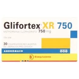 GLIFORTEX XR COM 750 MG X 30