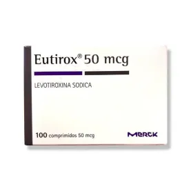 EUTIROX COM 50 MCG X 100