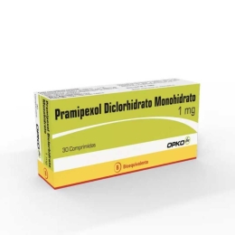 PRAMIPEXOL 1 MG X 30 COMPRIMIDOS (BE)