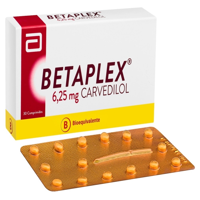 BETAPLEX 6,25 MG X 30 COMPRIMIDOS