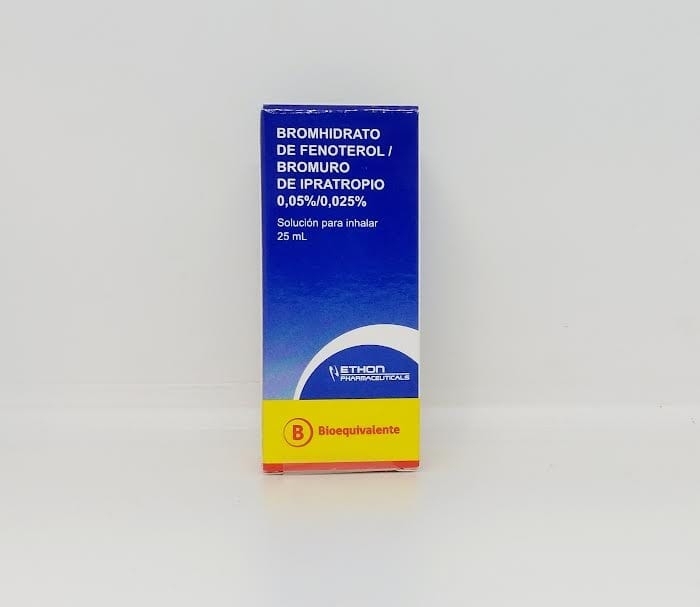 FENOTEROL / BROMURO DE IPRATROPIO 0,05%/0,025% X 25 ML SOLUCIÓN PARA INHALACIÓN