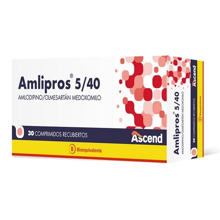AMLIPROS 5/40 MG X 30 COMPRIMIDOS