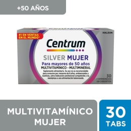 CENTRUM SILVER MUJER COM X 30