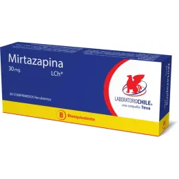 MIRTAZAPINA 30MG 30 COMP