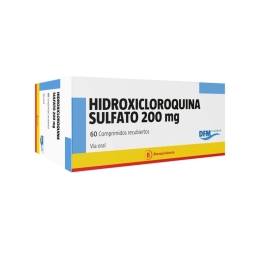 HIDROXICLOROQUINA SULFATO  200 MG X 60 COMPRIMIDOS