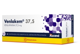 VENLAKEM LP COM 37,5 MG X 30 ASCEND (BE)