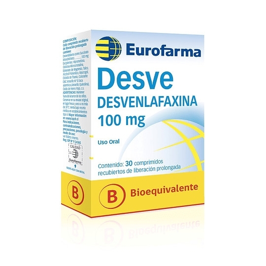 DESVE 100 MG X 30 COMPRIMIDOS EUROFARMA 