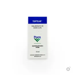 TOPTEAR LC SOL OFT 0,4% X 10 ML