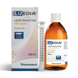 LIZEIDA SOL ORAL X 300 ML (LEVETIRACETAM)