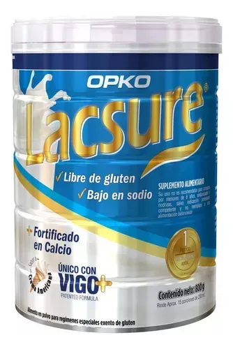 LACSURE SIN LACTOSA PVO X 850 GR OPKO