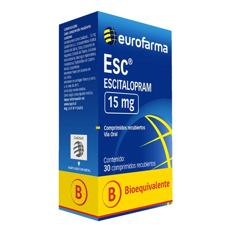 ESC 15 MG X 30 COMPRIMIDOS RECUBIERTOS (BE)
